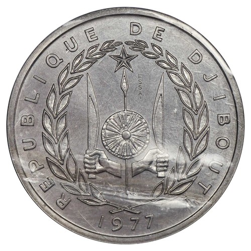 Djibouti francs 1977 essai - djibouti,