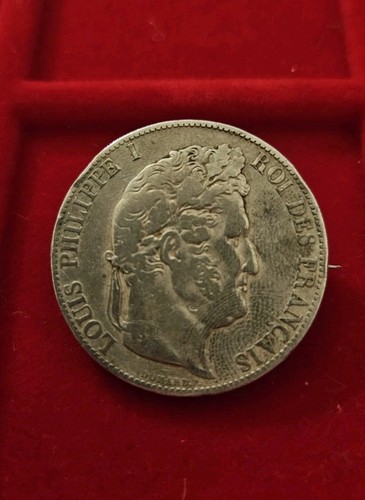 Moneta argento francs 1845 - argento,