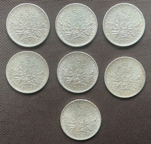 Francia francs 1963 semeuse - 5,