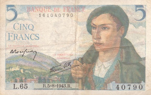 Francia france 5 franchi - /,