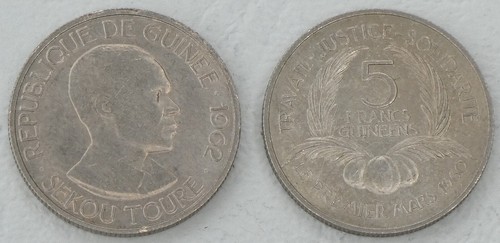 Guinea francs moneta - guinea,