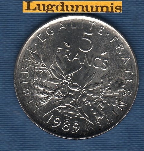 Francs semeuse 1989 spl de - semeuse,