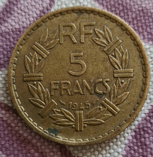 Francia francs 1945 - 5,