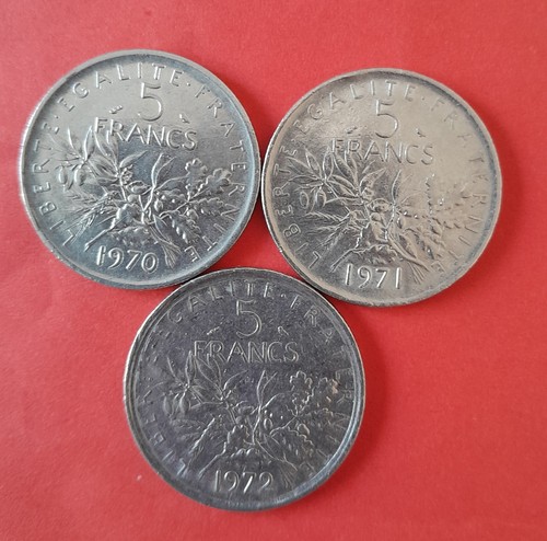 Monete francs francesi - 5,