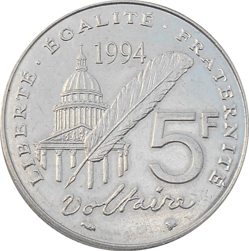 France francs 1694 1994 - 5, 1694-1994