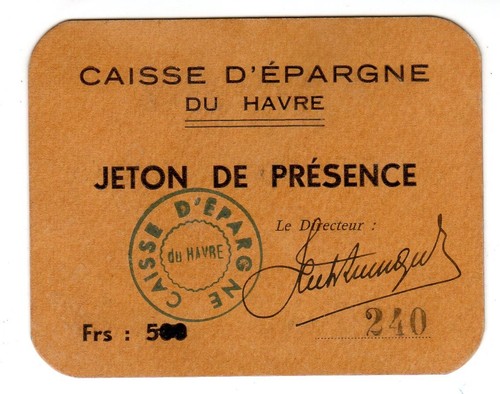France jeton presence - jeton, de