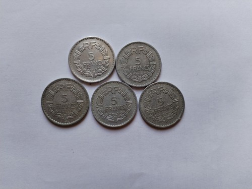 Francs 1945 coins - 5,