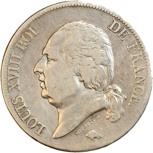 Francs louis xviii buste - louis,
