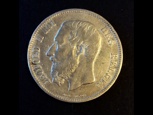Belgio leopoldo moneta - -,