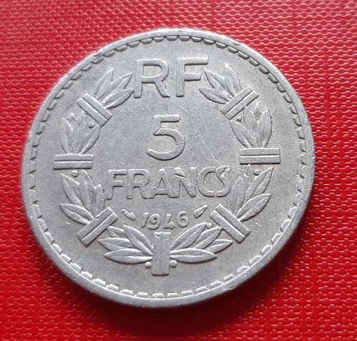 Monnaie france francs 1946 - france, 5
