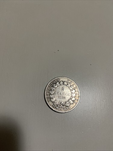 Francs 1852 rouer - 5, argento-