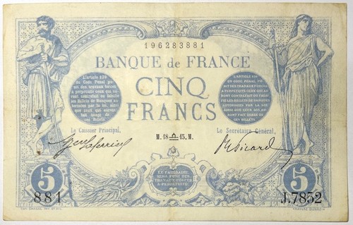 Francia franchi 1915 - francia,