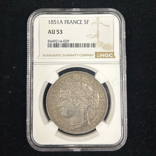 1851 francia franchi au - franchi, 53