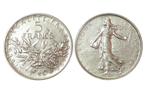Francia francs 1960 in - 5,