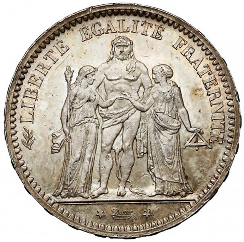 Francia franchi 1873 a - francia, 5