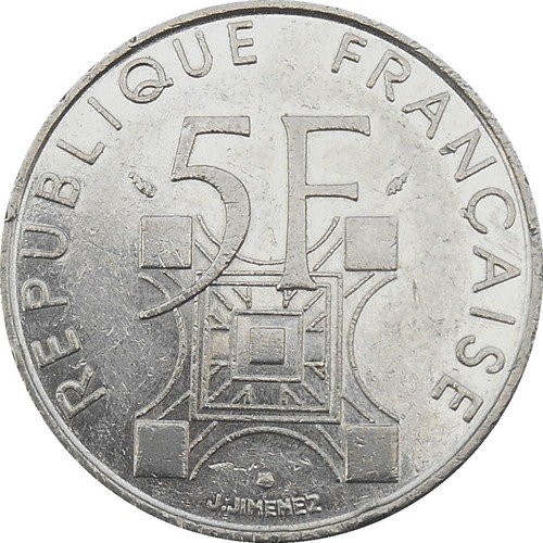 France francs 1889 1989 - france, 5