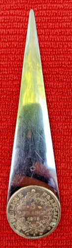 Tagliacarte eloi con moneta - tagliacarte,