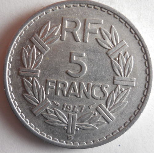 1947 francia franchi - 5,